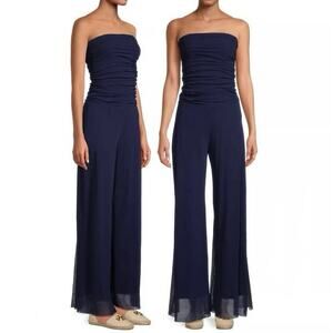 Fuzzi Mesh Strapless Ruched
Jumpsuit Medium